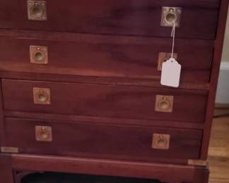  Vintage Military Campaign-style Chest  (2 available)
