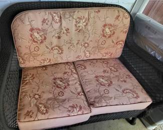 Patio Loveseat with Cushions