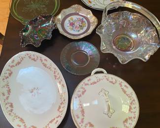 misc antique dishes