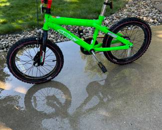 Childs hot wheels bike