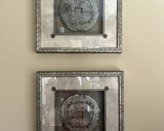 Oriental theme wall pictures.
