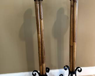 Large standing candle holders
