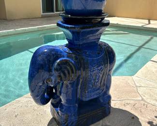 decorative outdoor pottery and plant holder