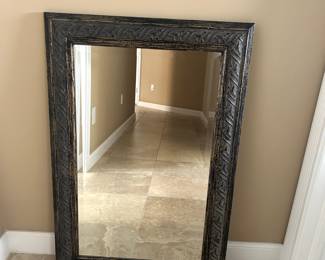 Mirror with high quality framing.