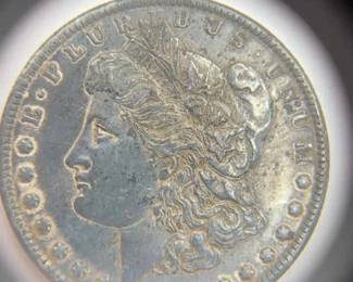 1885O Morgan Silver Dollar Gorgeous Patina