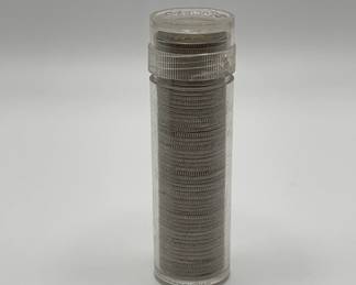 Stack Of Silver Mercury Dimes