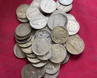 Huge Nickel Lot Buffalos, Liberty Heads, And Monticellos