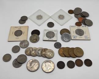 Silver Coins, Foreign Coins, And Modern Coins