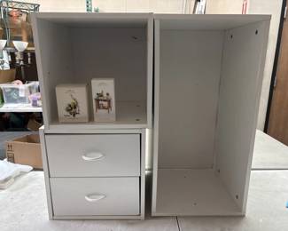 White Modular Stackable Storage Craft Cubes & More