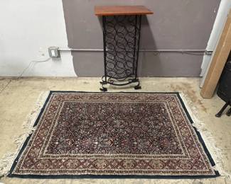 Belgium Rug & Wine Rack