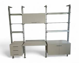 Large Cabinet Wall Shelving Unit