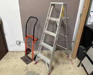 5ft Werner Step Ladder & Dolly