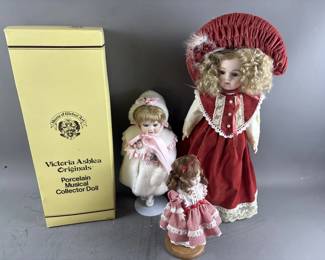 Victoria Ashlea & Painted Ceramic Couture Dolls