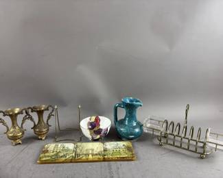 Italian Brass Bud Vases & More