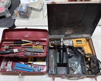 Dewalt DW510 Hammer Drill With Tool Box