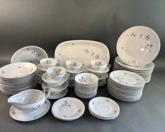 89 pc Bavarian Hertel Jacob Porcelain China