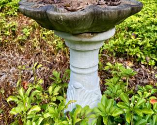 Cement Bird Bath