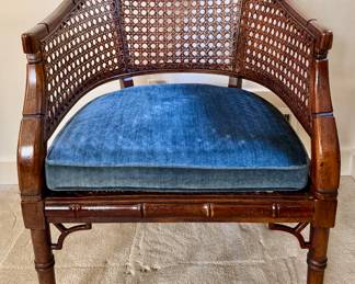 Vintage Caned Armchair