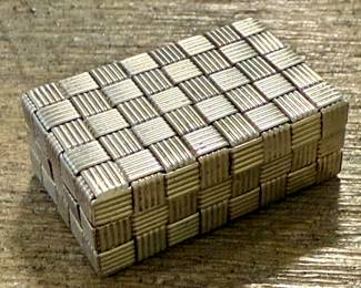 Tiffany and Co. Sterling Silver Trinket Box