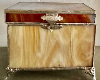 Stained Glass Recipe Box