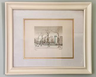 Signed & Numbered Lithograph, Georges Damin
