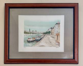 Signed & Numbered Lithograph, Georges Damin