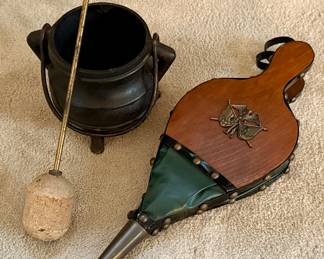 Smudge Pot and Bellows