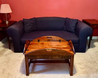 Vintage Sofa, Butler's Table and Side Tables