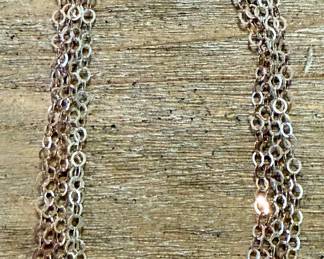 Multi-strand Sterling Silver Necklace
