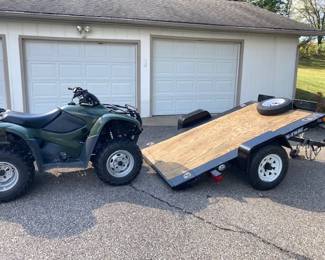 2009 Honda ATV and Trailer