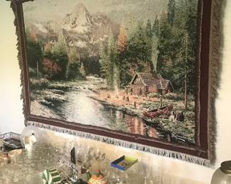 Glassware, Tableware and Thomas Kincaid Tapestry