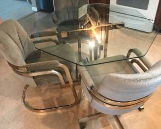Glass Table and Chairs