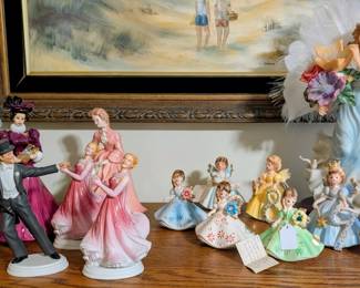 Florence ceramic figurines and Josef original figurines.