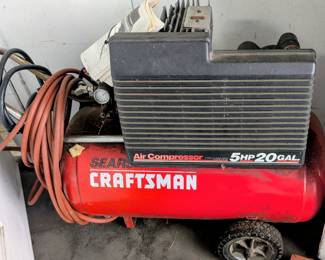 Sears Craftsman air compressor.