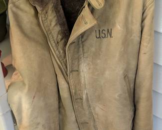 Absolutely fabulous vintage US Navy deck jacket.