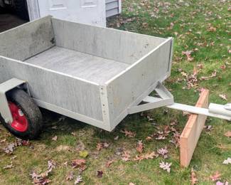 Small wood yard trailer