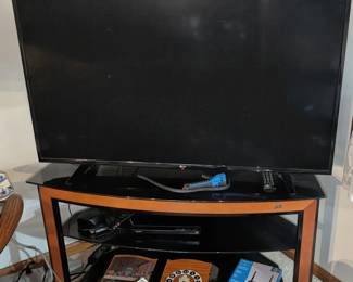 50-In LG television with a new clear TV antenna.