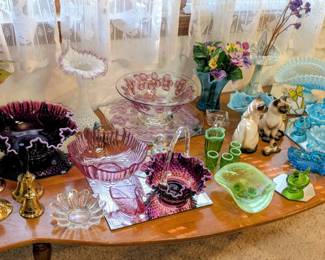 Gorgeous vintage colored glass!