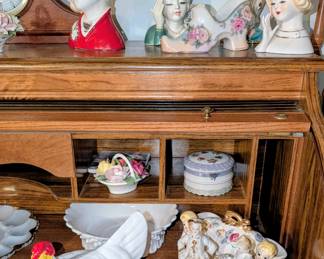 Vintage head vases.