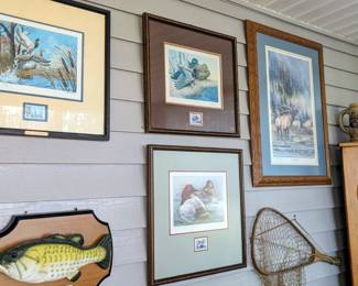 Ducks unlimited signed and numbered prints