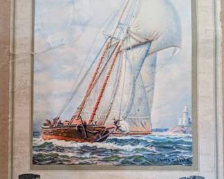 C.J. Wahlstrom - Manton MI - ADVERTISING CALENDAR (complete) Goodrich hi-press rubber footwear.