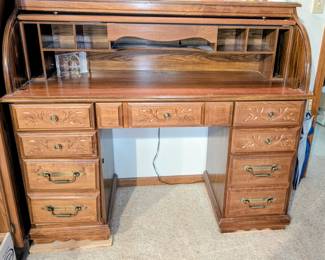 Riverside roll top desk.
