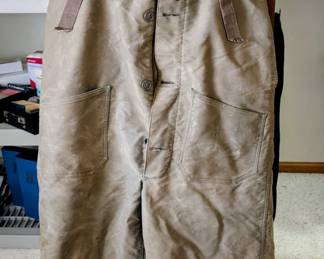 Vintage US Navy sailor deck bibs