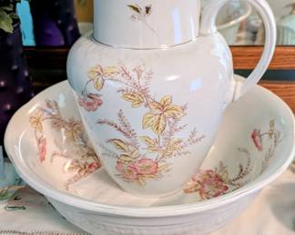 Stunning! Antique 'findlay' picture and bowl set.