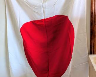 Vintage Japanese silk flag.