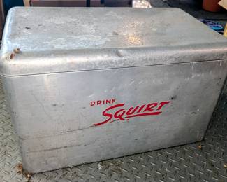 Way cool! Vintage drink squirt cooler.