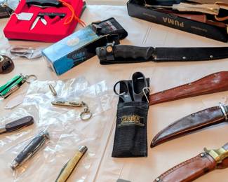 Ridge runner, wesbtcut, vintage Olsen, Schrade....
