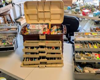 Tackle boxes filled with goodies!