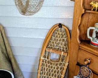 Vintage snowshoes.