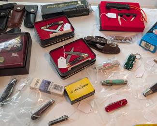 Collector pocket knives.